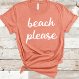 Beach Please Women's Graphic T-Shirt