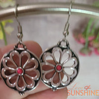 Flower Wheels Earrings