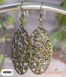 E0082 Boho Bronze Earrings