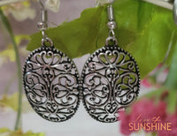 E097 Silver Princess Earrings