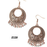 E120 Thrifty Traveler Copper Earring